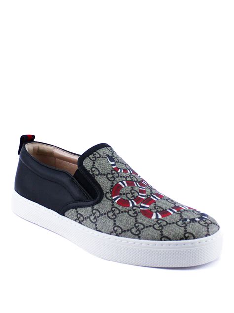 gucci snake slip ons|Gucci men's slides sale.